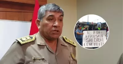 Comandante Zanabria asegura resguardo policial ante paro de transportistas