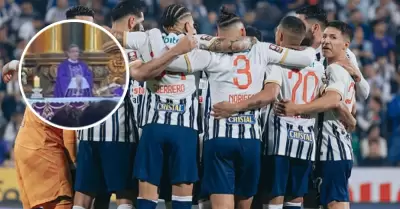 El plantel de Alianza lima recibi un jaln de orejas en la misa por el Seor de