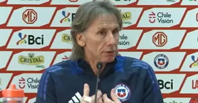 Ricardo Gareca arremeti contra la prensa chilena ante las crticas.