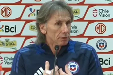 Ricardo Gareca arremeti contra la prensa chilena ante las crticas.