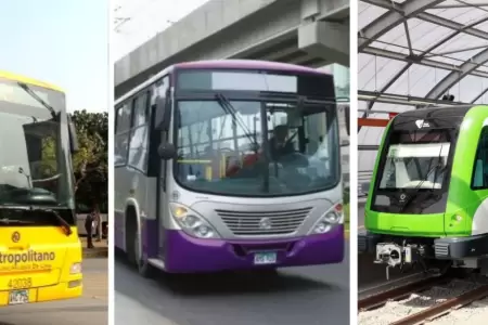 Linea 1, Metropolitano y Corredores operarn con normalidad