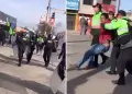 Paro de transportistas: Reportan enfrentamientos entre PNP y manifestantes en Huancayo