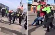 Paro de transportistas: Reportan enfrentamientos entre PNP y manifestantes en Huancayo