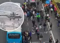 Helicpteros del Ejrcito sobrevuelan Lima y Callao durante paro de transportistas