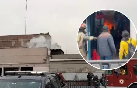 Incendio en Centro de Lima.