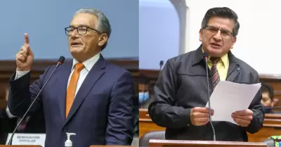 Discusin entre Aguinaga y Echevarra en el Congreso.