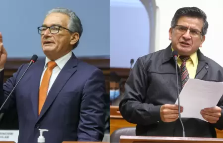 Discusin entre Aguinaga y Echevarra en el Congreso.