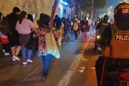 PNP habra detenido a 15 personas por disturbios en el paro.