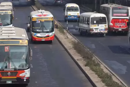 Segundo da de paro transportista en Lima.