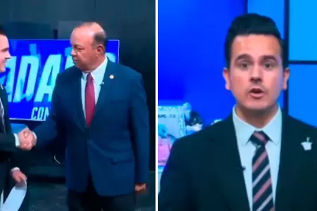 Conductor de televisin fue despedido en vivo.