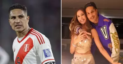 As se vean Paolo Guerrero y Ana Paula Consorte.