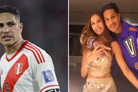 As se vean Paolo Guerrero y Ana Paula Consorte.