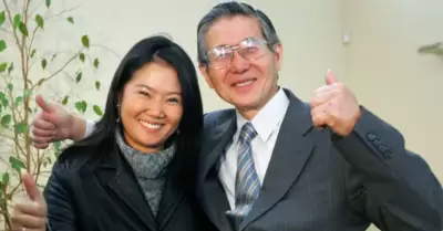 Keiko Fujimori recuerda a Alberto Fujimori.