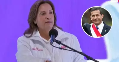 Dina Boluarte enva saludo a Ollanta Humala.