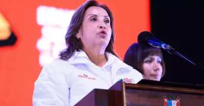 Dina Boluarte pide unin entre peruanos.