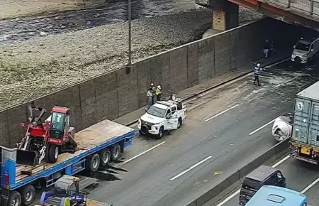 La clausura del puente Ricardo Palma se da tras el dao a su estructura.