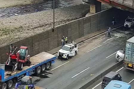 La clausura del puente Ricardo Palma se da tras el dao a su estructura.