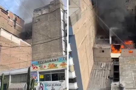 Incendio en Gamarra