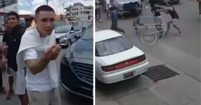 Jean Deza aparece en pelea de futbolistas de Sport Huancayo.