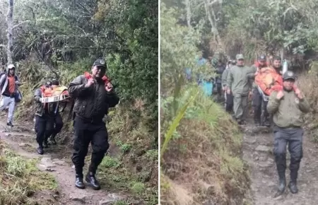 Extranjero muere en camino inca en Cusco.