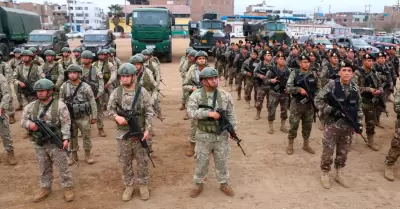 Las FF. AA. controlaran orden interno en estado de emergencia.