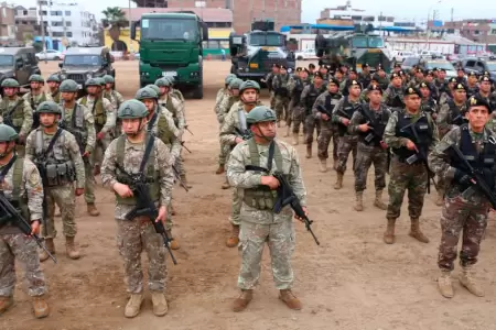 Las FF. AA. controlaran orden interno en estado de emergencia.