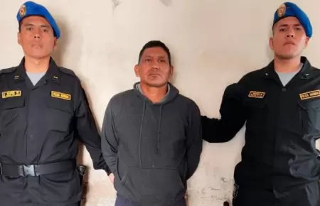 PNP captura a Ivn Quispe Palomino.