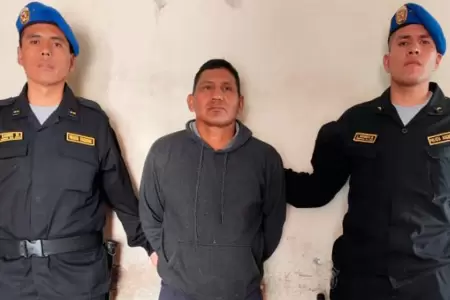 PNP captura a Ivn Quispe Palomino.