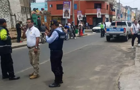 Capturan a presunto asesino de polica de Barrios Altos.