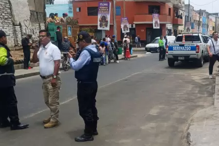 Capturan a presunto asesino de polica de Barrios Altos.