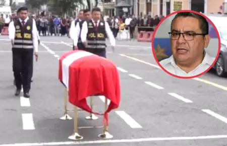 Ministro del Interior no asisti a homenaje de suboficial fallecido.