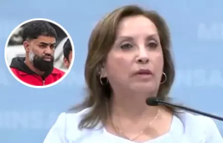 Dina Boluarte cometi un nuevo blooper al referirse al sicario del 'Tren de Arag