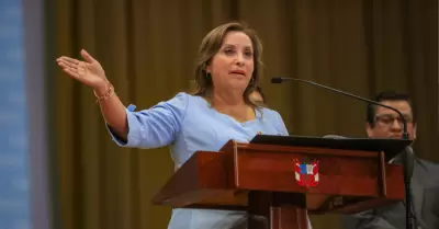 Dina Boluarte, presidenta de la Repblica.