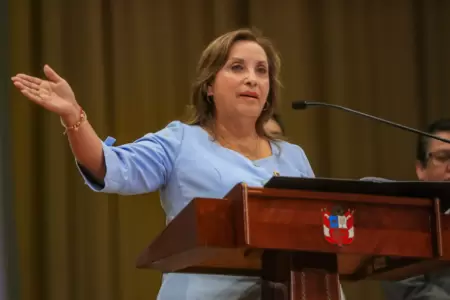 Dina Boluarte, presidenta de la Repblica.