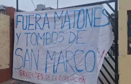 Protestas en San Marcos