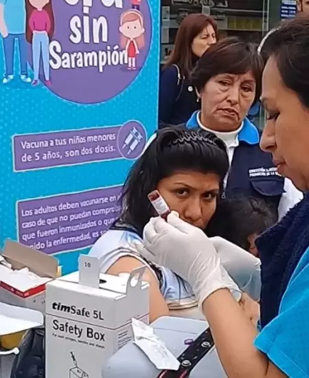 Transferencia de hasta S/4 millones por casos de sarampi�n.