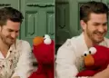 Andrew Garfield y Elmo hacen LLORAR a internet tras hablar sobre duelo: "Pienso en mi mam, la extrao"