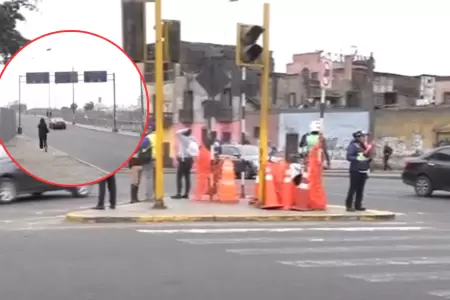 Puente Ricardo Palma es habilitado nuevamente.