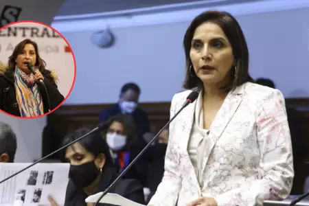 Patricia Jurez insta a Dina Boluarte a pronunciarse sobre el caso 'cofre'.