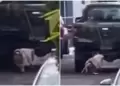 Maltrato animal extremo: Hombre arrastra a un perrito atado a su camioneta y genera una ola de indignacin