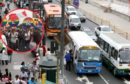 Comunidad LGTBIQ+ se une a paro nacional de transportistas.