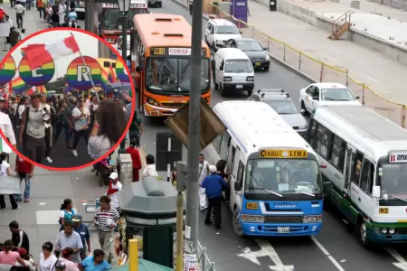 Comunidad LGTBIQ+ se une a paro nacional de transportistas.