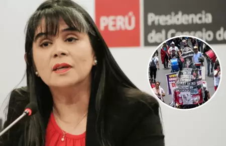 Ministra Len afirm que detrs del paro de transportistas hay intereses ocultos