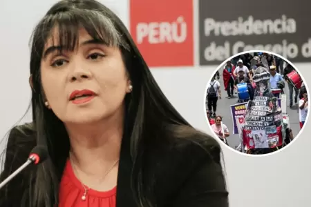 Ministra Len afirm que detrs del paro de transportistas hay intereses ocultos