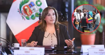 Dina Boluarte, presidenta de la Repblica.