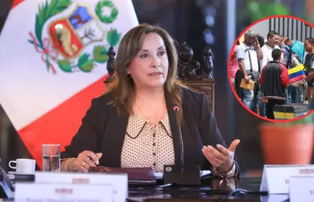 Dina Boluarte, presidenta de la Repblica.