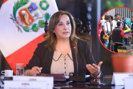 Dina Boluarte, presidenta de la Repblica.