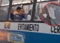 Paro de transportistas: Atacan bus 'Cruz del Centro' por no acatar movilizacin de este 23 de octubre