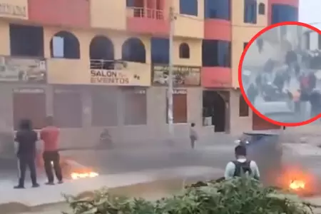 Bloquean Panamericana Norte en Huacho.