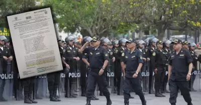 PNP dispone desplazar a 800 policas de regiones hacia Lima.